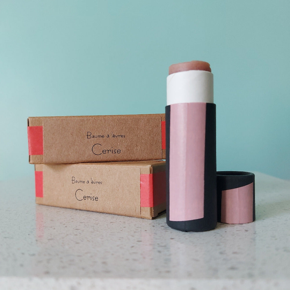 Baume à Lèvres Cerise – Lèvres hydratés au parfum original de cerises