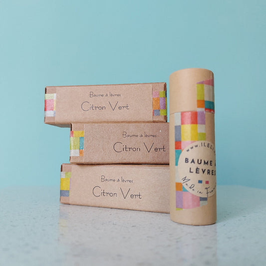 Baume à Lèvres Citron Vert – Fraîcheur Acidulée et Hydratation Naturelle