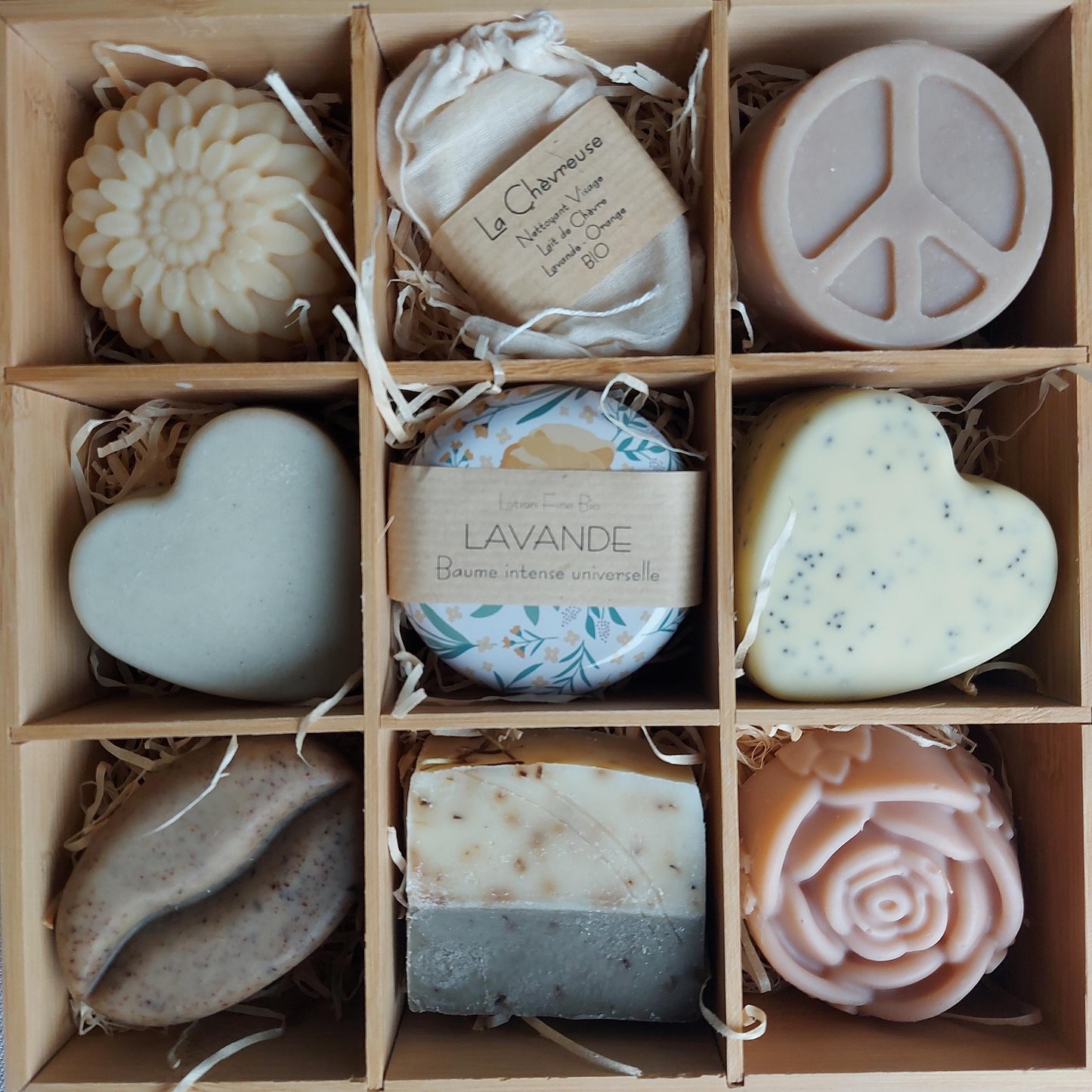 Coffret Cadeau de Luxe Savon & Soins de la Peau Naturels