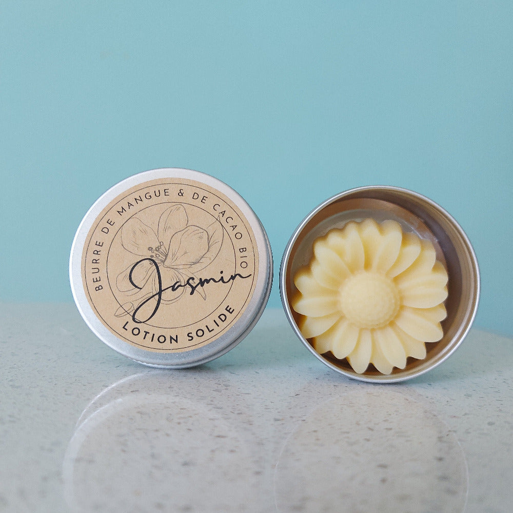 Beurre Corporel Solide Fleur de Jasmin – Hydratation Luxueuse et Parfum envoûtant