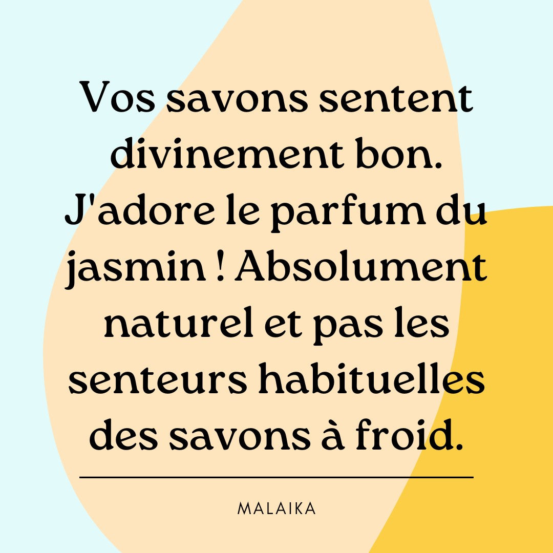 Savon saponifié à froid Fleurs de Jasmin