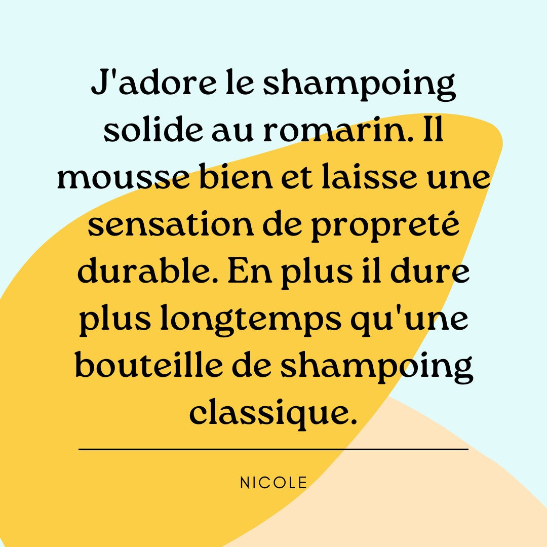 Shampoing solide Romarin & Menthe