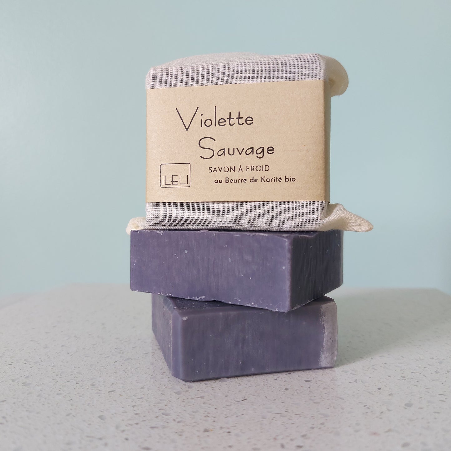 Savon Violette Sauvage – Explosion Florale & Gourmande – Peaux sèches et sensibles