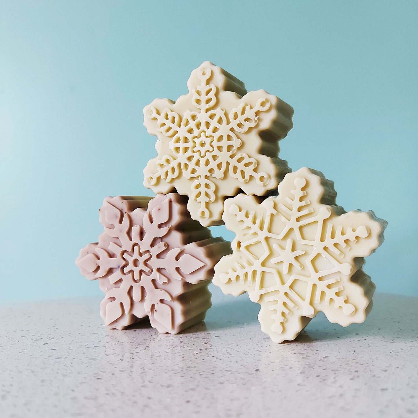 Savon Flocon de Neige - Lavande, Eucalyptus, Sapin