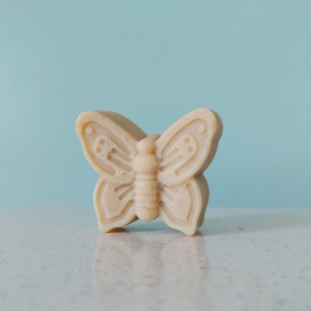 Savon au lait d'avoine sans parfum pour enfants - Papillon