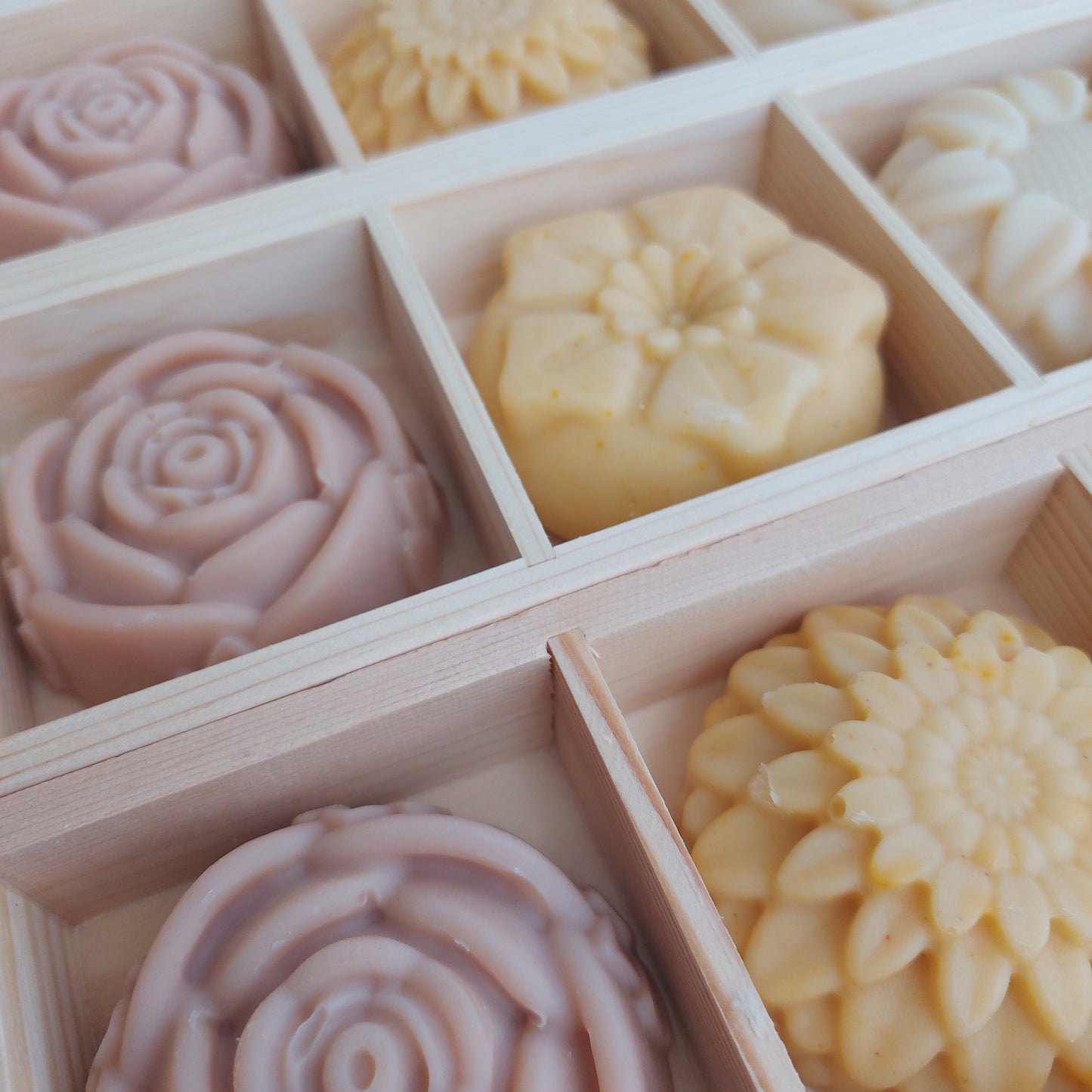 Savon Fleur d'Oranger en forme de fleur