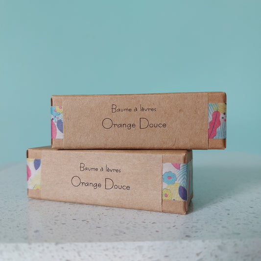 Baume à Lèvres Orange Douce – Lèvres douces et parfum bonne humeur
