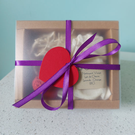 Coffret Cadeau Bonne Mine - Outil de Massage Facial et Savon au Lait de Chèvre
