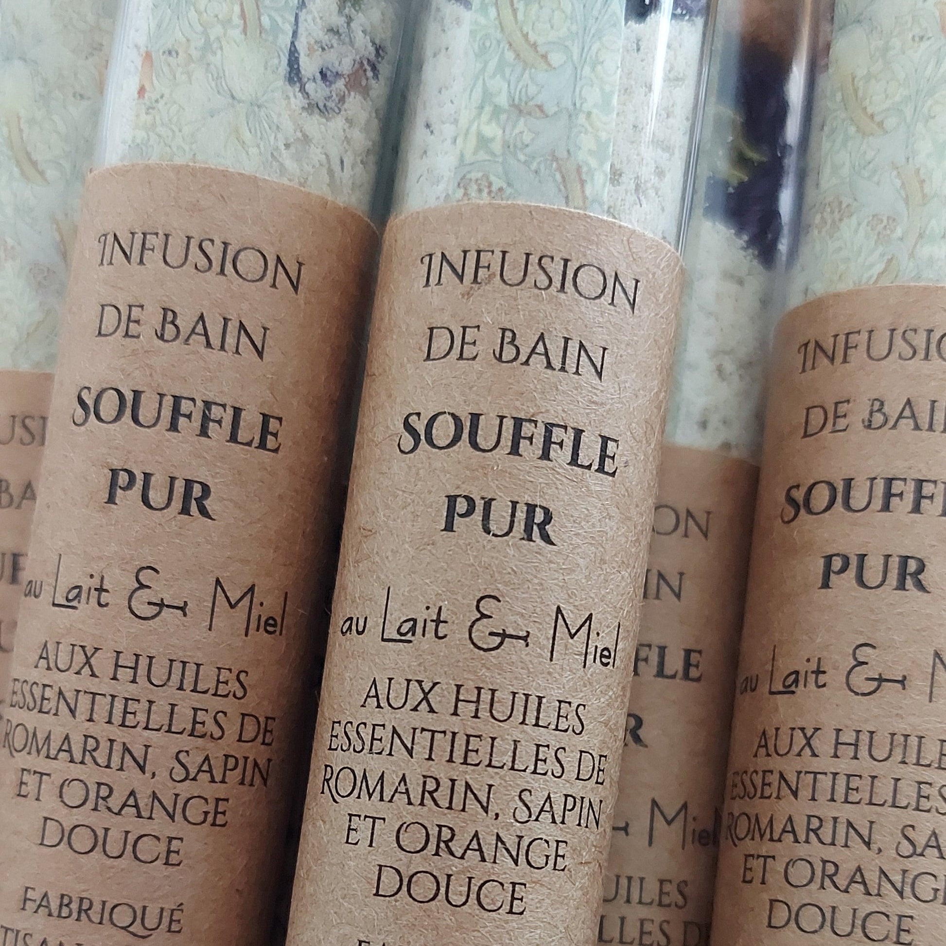 Epreuvette avec elixier de bain pour soulager la respiration.