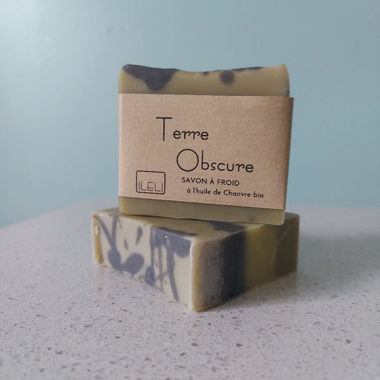 Savon artisanal à l'huile de chanvre bio pour homme